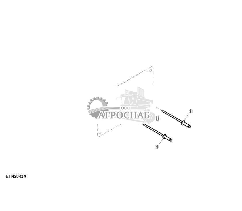 Заклепка, табличка с серийным номером 